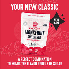 Lakanto sweetener dissolves quickly in coffee for sugar-like flavor.