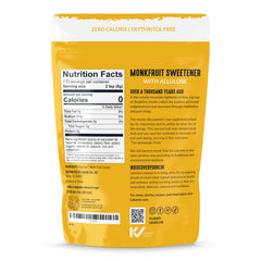 Lakanto Golden Monk Fruit Sweetener poured into coffee for a low-carb boost