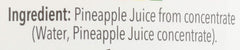 Lakewood Pineapple Juice label closeup shows authentic branding