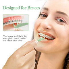 Lakeyface dental floss picks for adults promote quick, tidy cleaning.