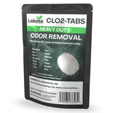 Lakota Naturals chlorine dioxide fogger kit activation for fast odor elimination in cars.
