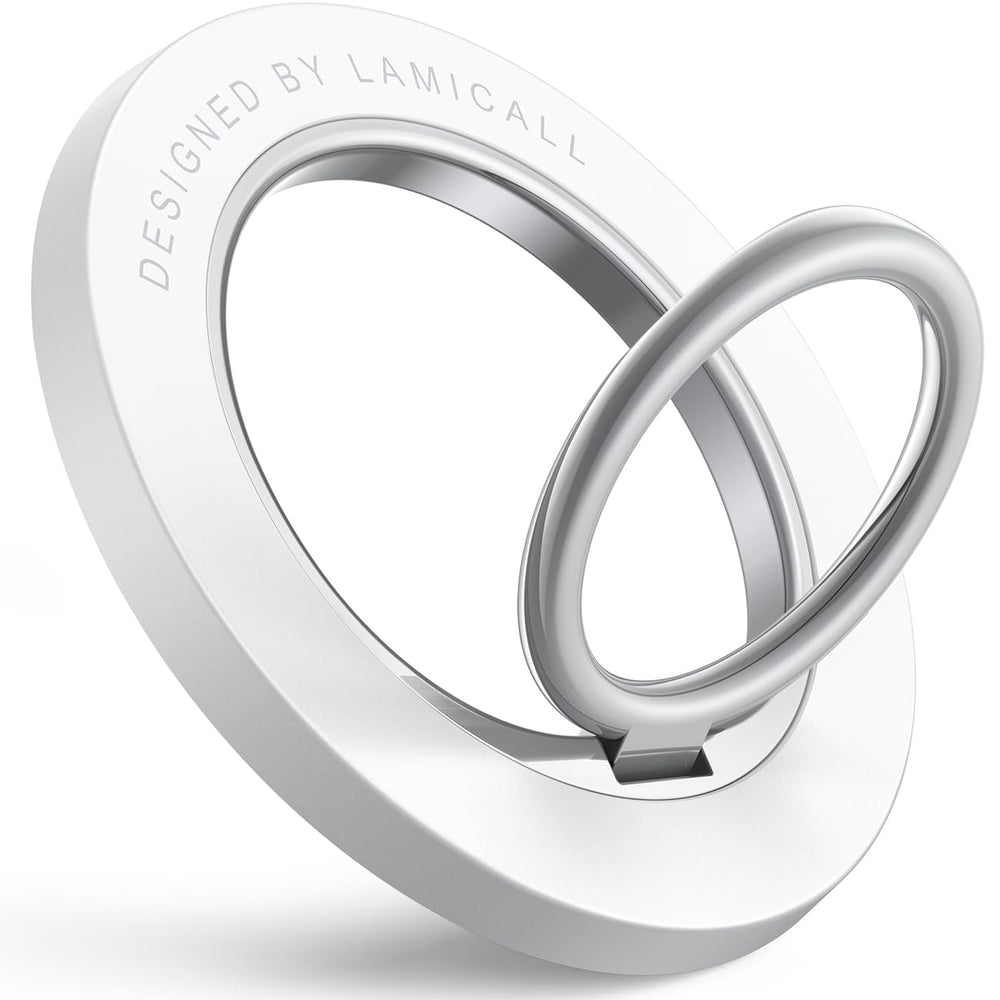 Lamicall magnetic ring on iPhone 16 Pro Max for secure one-handed use