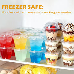 Lamosi 9 oz freezer-ready cups suitable for frozen desserts