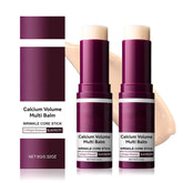 Lampolar Calcium Multi Balm Stick on face delivering all-in-one hydration