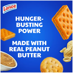 Close-up of Lance Toastchee crackers highlighting cheesy baked texture.