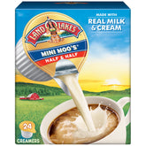 Land O Lakes Mini Moos half and half single-pack front view for quick coffee boost
