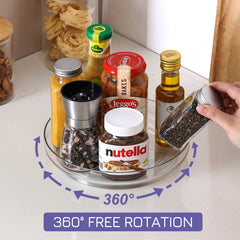 LANDNEOO pantry organizer 9in lazy susan maximizes shelf space