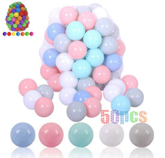 LANGXUN ball pit balls in five macarons colors ready for play and easy cleanup