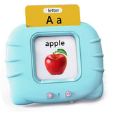 Lapare audible learning toy card reader demonstrates spoken words and builds early vocabulary.