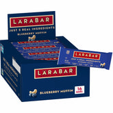 LÄRABAR Blueberry Muffin bar in a box, gluten-free vegan snack on the go.