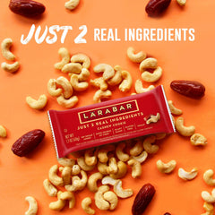 Larabar Cashew Cookie bar in a lunchbox for on-the-go snacking