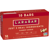 LÄRABAR Cashew Cookie bar wrapped for easy on-the-go snacking.