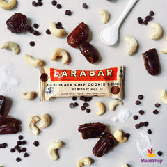 LÄRABAR Chocolate Chip Cookie Dough Bar on-the-go ideal for busy days.