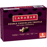 LÄRABAR Double Chocolate Truffle packaging highlights real ingredients for clean snacking.