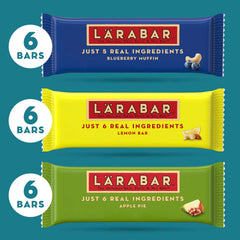 LÄRABAR Blueberry Muffin Bar: chewy, fruit-forward snack for on-the-go moments.