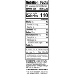 LÄRABAR Minis ingredients close-up with dates and peanuts for natural energy.