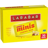 LÄRABAR Larabar Minis Lemon Bar packaging box, ideal for on-the-go snacks.