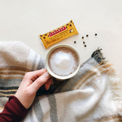 LÄRABAR bar being unwrapped for a quick, satisfying snack.