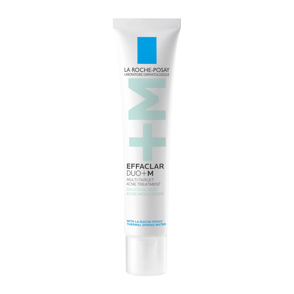 La Roche-Posay Effaclar spot treatment bottle pour showing targeted pore care.