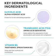 La Roche-Posay Glycolic B5 serum night routine usage in action.