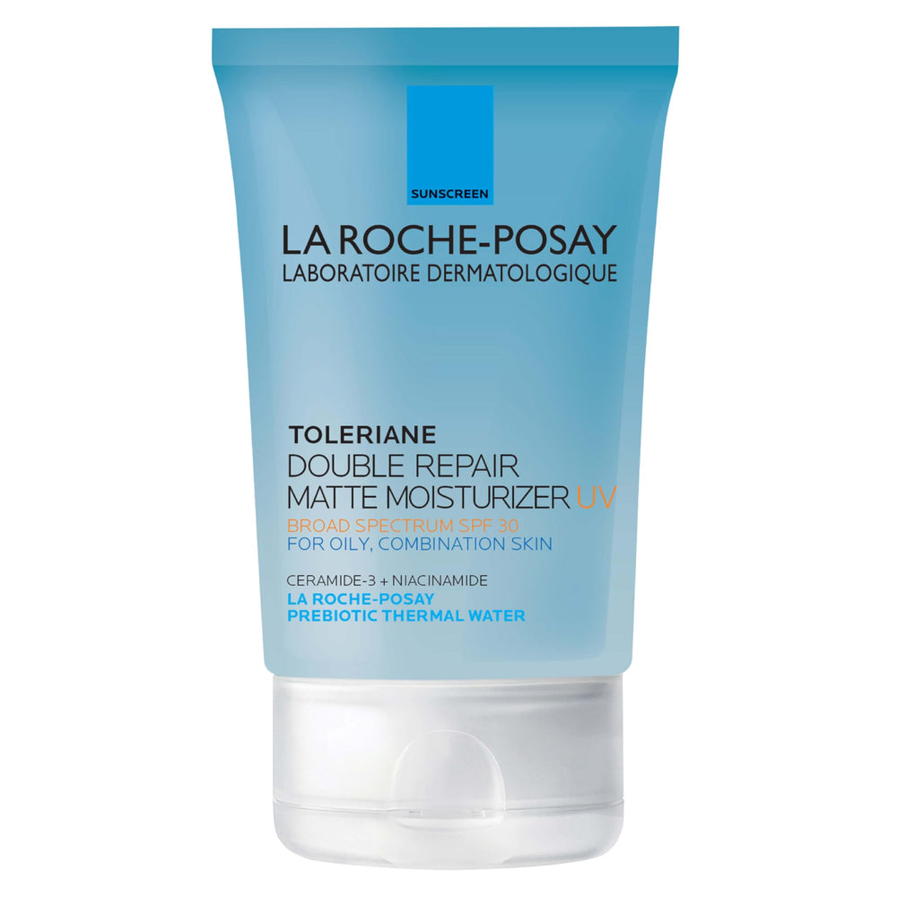 La Roche-Posay Toleriane Double Repair Matte SPF 30 bottle for oil-free hydration