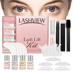 LASHVIEW lash lift kit packaging, ideal for DIY or salon use