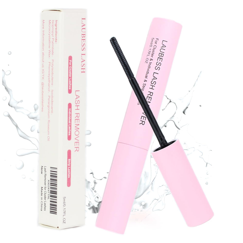 LAUBESS LASH remover bottle 5ml for cluster lashes, easy at-home removal.