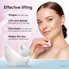 LAUER COSMETIC chin strap mask provides instant lift and hydration.