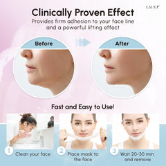 LAUER COSMETIC hyaluronic acid and aloe vera mask nourishes and hydrates the skin.