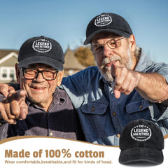 Launrada retirement hat with embroidered design and sun protection