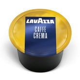Lavazza Blue Caffè Crema capsules packshot showing value-pack for espresso rituals