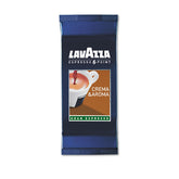 Lavazza Crema e Aroma Gran Espresso capsules in pack view, for bold, lingering flavor.