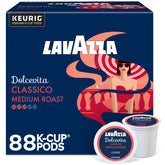 Lavazza Dolcevita Classico K-Cup pods in a box, 88-count for easy restocking