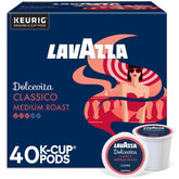 Lavazza Dolcevita Classico pod close-up highlighting rich aroma for a smooth morning boost