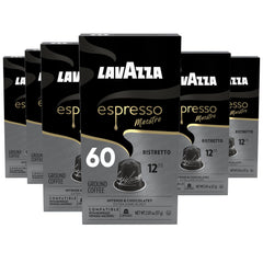 Lavazza Espresso Maestro Ristretto capsules pack ready for quick, bold espresso at home.