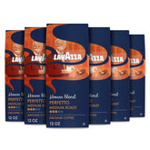 Lavazza House Blend Perfetto pack of six 12oz bags for drip brewing.