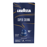Lavazza Super Crema capsules pack for Nespresso Original machines, ready to brew