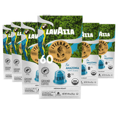 Lavazza Tierra Amazonia 60-capsules pack for quick home espresso