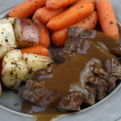 Lawry's marinade with red wine variation suggests richer flavor