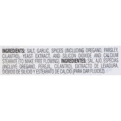 Closeup of Lawry's Casero Total Seasoning jar with no MSG added