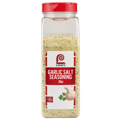 Lawry's garlic salt with parsley container ready for easy seasoning