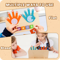 Laynertoys Flash Cards and Holder reinforce quick number recognition during playful homeschool sessions