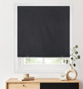 LazBlinds 100% blackout roller shade front view blocks light for better sleep