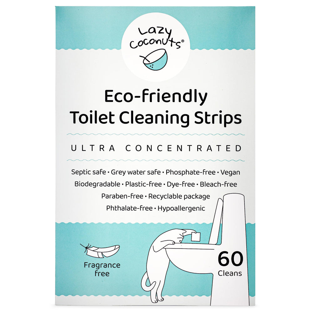 Lazy Coconuts toilet-strip-lemon delivers fresh citrus scent for a bright clean.