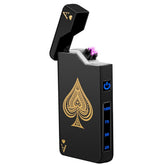 LcFun Electric Lighter with Ace design, stylish and portable for everyday use