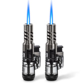 LcFun torch lighter 2-pack in box with windproof jet flame