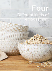LE TAUCI 26oz ceramic bowl in Arctic White ideal for soups and cereals.