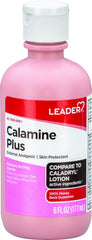 Leader Calamine Lotion pink tube for quick itch relief.