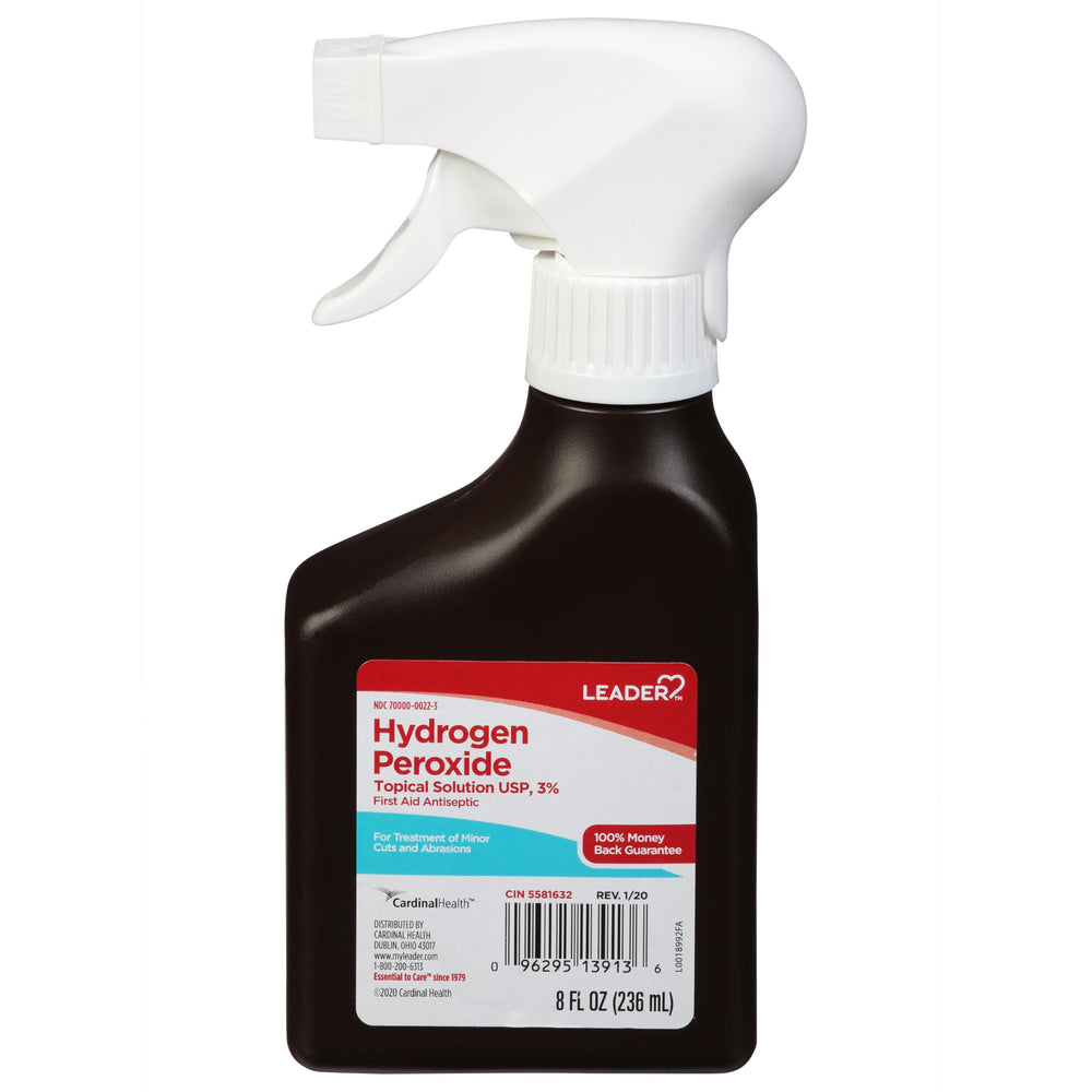 Leader Hydrogen Peroxide Spray Bottle for precise application on varied surfaces.