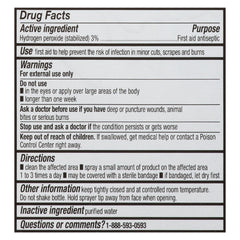 Leader Hydrogen Peroxide Spray with even coverage for quick surface disinfection.